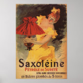 Saxoleine Lamp Oil Red Lampshade Poster (Voorkant)