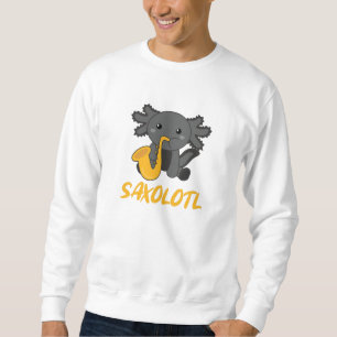 Saxolotl Plays Saxophone Music A Sweet Axolotl Trui