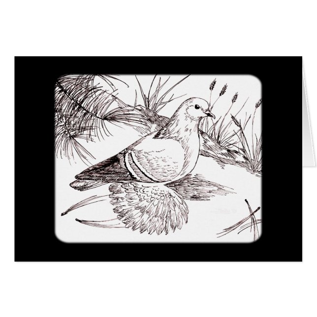 Saxon Field Pigeon (Voorkant Horizontaal)