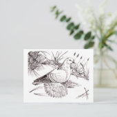 Saxon Field Pigeon Briefkaart (Staand voorkant)