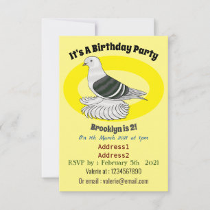 Saxon Shield duivenvogel cartoon illustratie Kaart