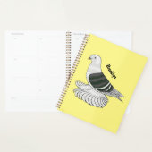 Saxon Shield duivenvogel cartoon illustratie Planner (Display)