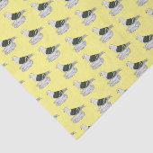 Saxon Shield duivenvogel cartoon illustratie Tissuepapier (Detail)