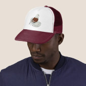 Saxon Shield Pigeon Red White Bar Trucker Pet (In situ)