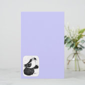 Saxon Swallow Pigeon 1978 Briefpapier (Staand voorkant)