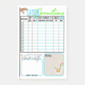 Saxon Wiskunde Lesson Correctie Post-it® Notes (Voorkant)