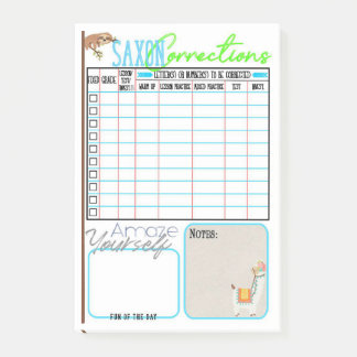 Saxon Wiskunde Lesson Correctie Post-it® Notes