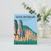 Saxon Zwitserland National Park Duitsland Briefkaart (Staand voorkant)