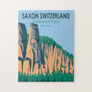 Saxon Zwitserland National Park Duitsland  Legpuzzel