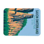 Saxon Zwitserland National Park Duitsland  Magneet (Horizontaal)