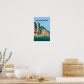 Saxon Zwitserland National Park Duitsland  Poster (Keuken)