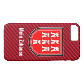 Saxonia-teken Case-Mate iPhone Case (Achterkant (Horizontaal))