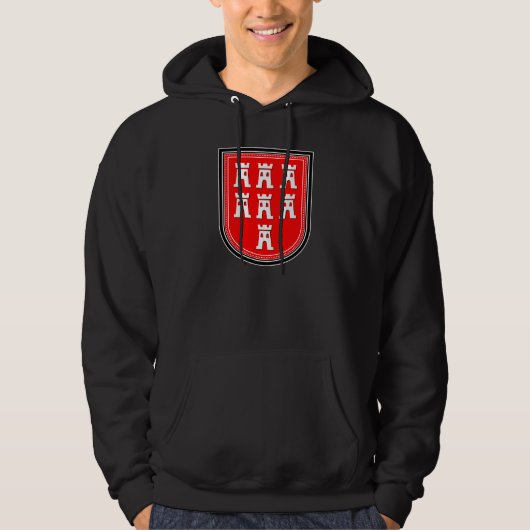 Saxonia-teken Hoodie (Voorkant)