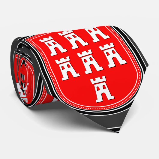 Saxonia-teken Stropdas (Opgerold)