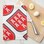 Saxonia-teken Theedoek (Quarter Fold)