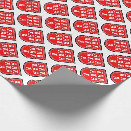 Saxonisch verpakkingspapier cadeaupapier (Hoek)