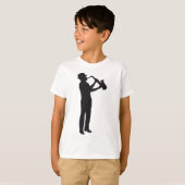 saxophon t-shirt (Voorkant volledig)