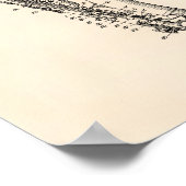 Saxophone 1949 Patent Art Old Peper Poster (Hoek)