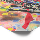 Saxophone Abstract Poster (Hoek)