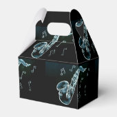 Saxophone And Music Notes Bedankdoosjes (Achterkant)