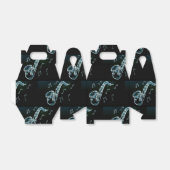Saxophone And Music Notes Bedankdoosjes (Uitgevouwen)