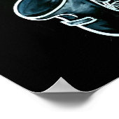 Saxophone And Music Notes Poster (Hoek)