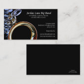 Saxophone Big Band Profile Visitekaartje (Voorkant / Achterkant)