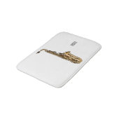 Saxophone cartoon badmat (Gekanteld)