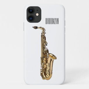Saxophone cartoon Case-Mate iPhone case