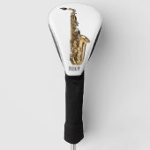 Saxophone cartoon golfheadcover (Voorkant)