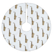 Saxophone cartoon kerstboom rok (Voorkant)