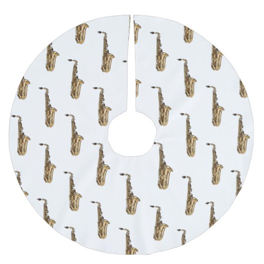 Saxophone cartoon kerstboom rok (Voorkant)