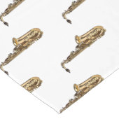 Saxophone cartoon korte tafelloper (Hoek)