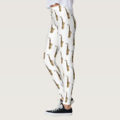 Saxophone cartoon leggings (Links)