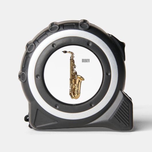 Saxophone cartoon rolmaat (Voorkant)