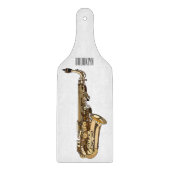 Saxophone cartoon snijplank (Voorkant)