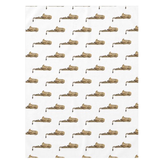 Saxophone cartoon tafelkleed (Voorkant)