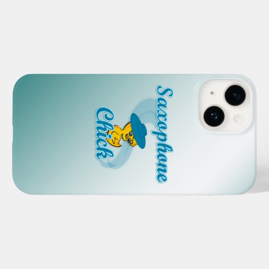 Saxophone Chick 3 Case-Mate iPhone Case (Achterkant (horizontaal))