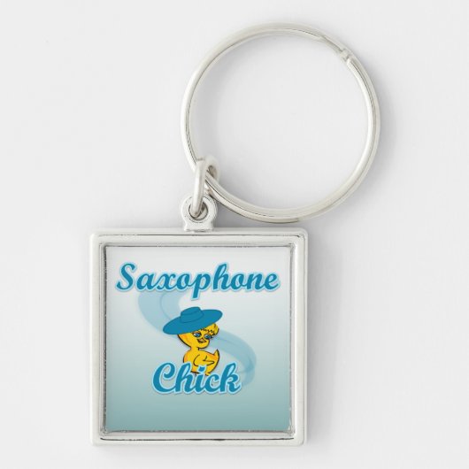Saxophone Chick 3 Sleutelhanger (Voorkant)