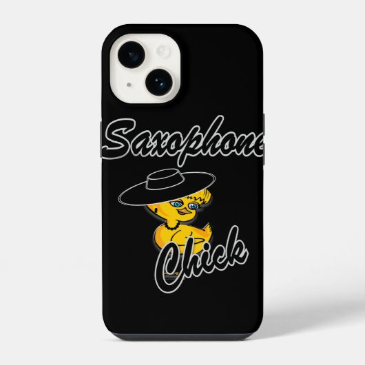 Saxophone Chick #4 iPhone Hoesje (Achterkant)