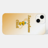 Saxophone Chick Case-Mate iPhone Case (Achterkant (horizontaal))