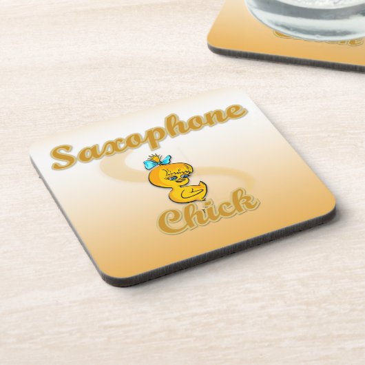 Saxophone Chick Onderzetter (Linkerzijde)