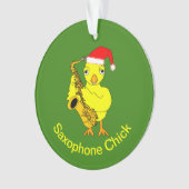 Saxophone Chick Ornament (voorkant)