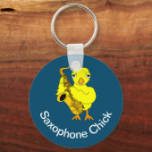 Saxophone Chick Sleutelhanger (Voorkant)
