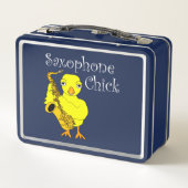 Saxophone Chick Text Mok (Achterkant)