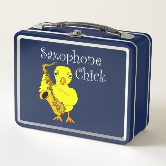 Saxophone Chick Text Mok (Voorkant)