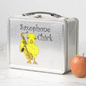 Saxophone Chick Text Mok (In situ)