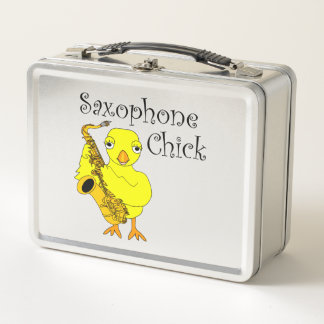 Saxophone Chick Text Mok