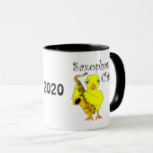 Saxophone Chick Text Mok (Voorkant rechts)