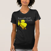 Saxophone Chick Text T-shirt (Voorkant)